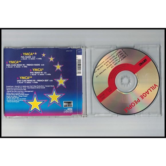 rare Village People - YMCA - 1993 remix music CD - Picture 2 of 2